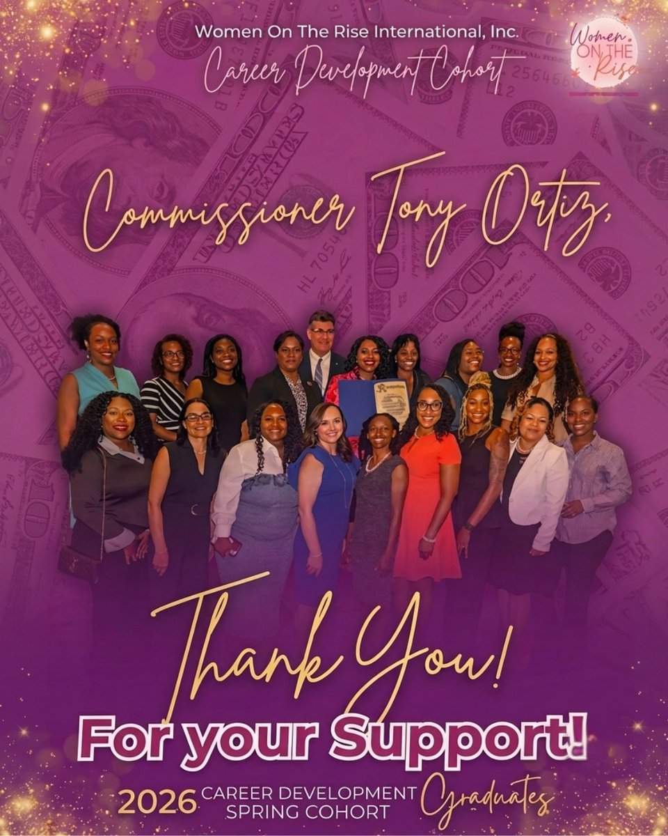 OrlDistrict2's tweet photo. Honored to recognize the Women On The Rise Spring 2026 Career Development Cohort. Thank you for the thoughtful letter, and congratulations to all the graduates! 💜

Fue un honor reconocer al WOTR. ¡Gracias por su emotiva carta y felicidades a todas las graduadas! 💜 https://t.co/wLIWz0lJEn