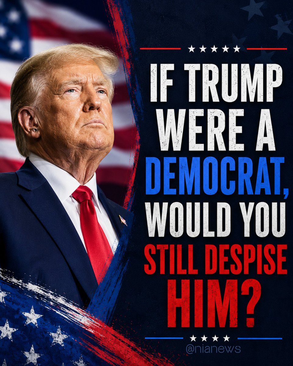 HazelLiaqa4848's tweet photo. If Trump were a DEMOCRAT, would you still despise him?🇺🇸
🅰️Yes✅
🅱️No❌
Share your opinions and thoughts👇👇👇 https://t.co/k238EZHjlT