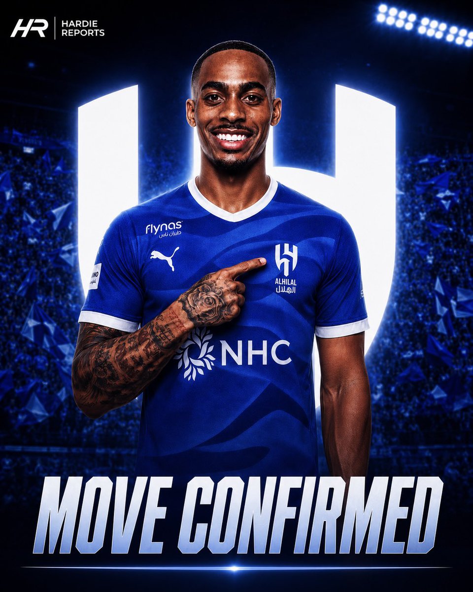 hardie_ray's tweet photo. 🚨 𝐀𝐋 𝐇𝐈𝐋𝐀𝐋 𝐀𝐆𝐑𝐄𝐄 𝐃𝐄𝐀𝐋 𝐓𝐎 𝐒𝐈𝐆𝐍 𝐂𝐑𝐘𝐒𝐄𝐍𝐂𝐈𝐎 𝐒𝐔𝐌𝐌𝐄𝐑𝐕𝐈𝐋𝐋𝐄, 𝐂𝐎𝐍𝐅𝐈𝐑𝐌𝐄𝐃 🔵⚪🇸🇦

Agreement reached with Summerville who just gave his green light to the move after AS Roma tried until the end to get him. https://t.co/A45Xn7S2PM
