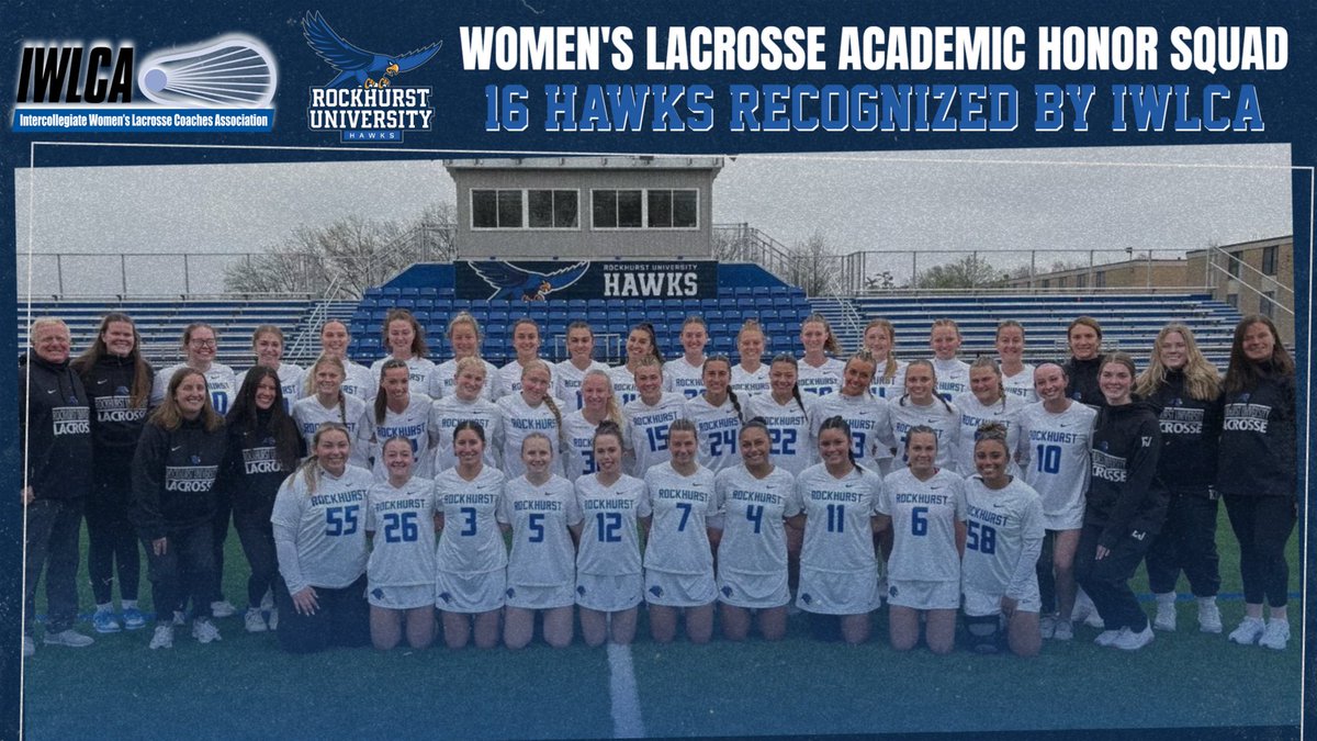 RUhawks's tweet photo. Congratulations to our women’s lacrosse program on earning the IWLCA Academic Honor Squad award, with 16 student-athletes also receiving IWLCA Honor Roll recognition for their academic achievements. Read about this accomplishment and see the full list of honorees on website!￼🥍 https://t.co/uBJBYMZWLq