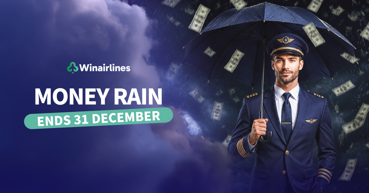 winairlines's tweet photo. BGaming Drops: €1,000,000 prize pool
The forecast calls for a generous shower of cash prizes for Winairlines players. There are 77,000 prizes up for grabs, ranging from €5 to €1,000.

No minimum bet required
The higher the bet, the higher the chances of winning a prize https://t.co/qRqc2EZTpk