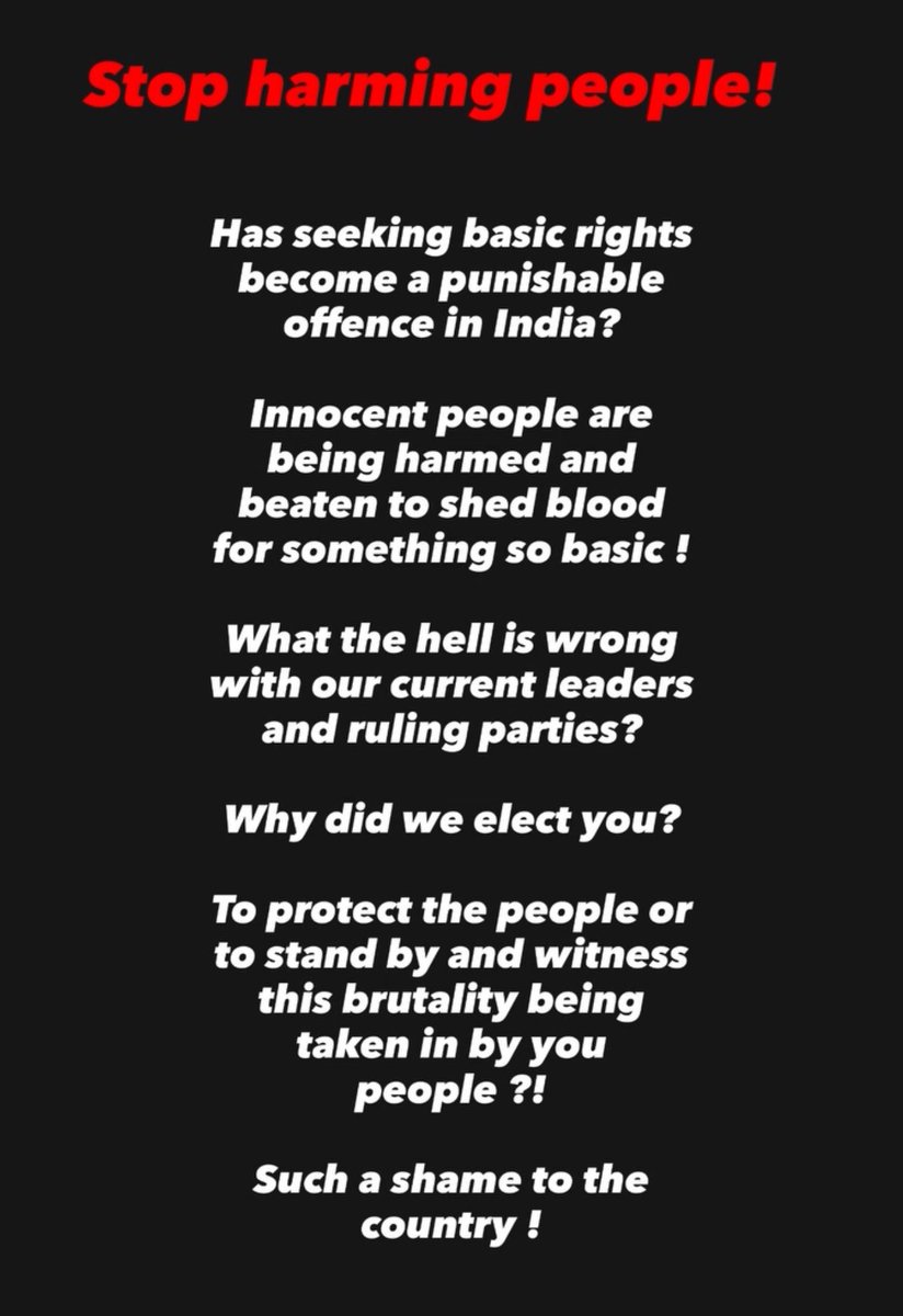 Srikanth_Daster's tweet photo. Indian Government has failed miserably…! Not even a single ruling party has spoken up for the youths - except very few ! Supports from KA &amp; KL

Stop harming people ! Stop ur forces over women, ripping  clothes, lathi charges over innocent people? 

#ModiFailed #NEETControversy https://t.co/Phbw4Sx6Pd