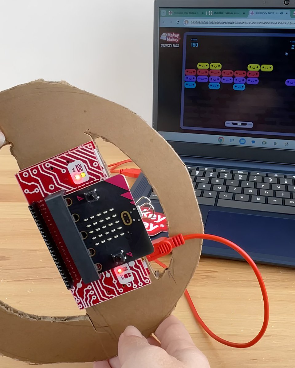 maker_maven's tweet photo. Meet the Code-a-Key Backpack. It clips onto a Makey Makey and lets a micro:bit trigger key presses using motion, light, temperature, or sound. 

Tilt-controlled games, motion-triggered projects, real input and output: https://t.co/qNfkpRvdmw

#STEM #ComputerScience #Microbit https://t.co/yU8Cc29QG8