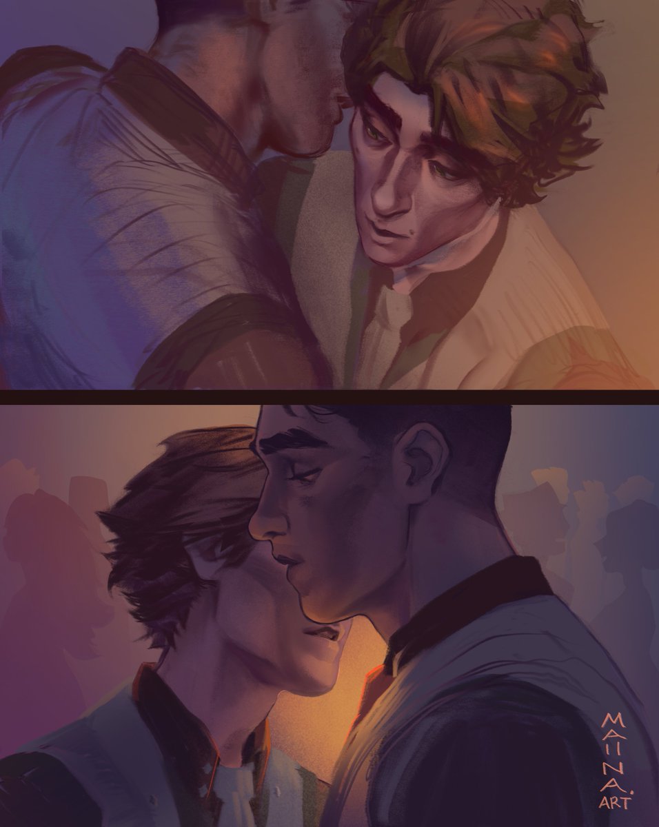 maiina_art's tweet photo. Sneak out of the party 🥂🌃 #jayvik https://t.co/9PDi3nprkQ