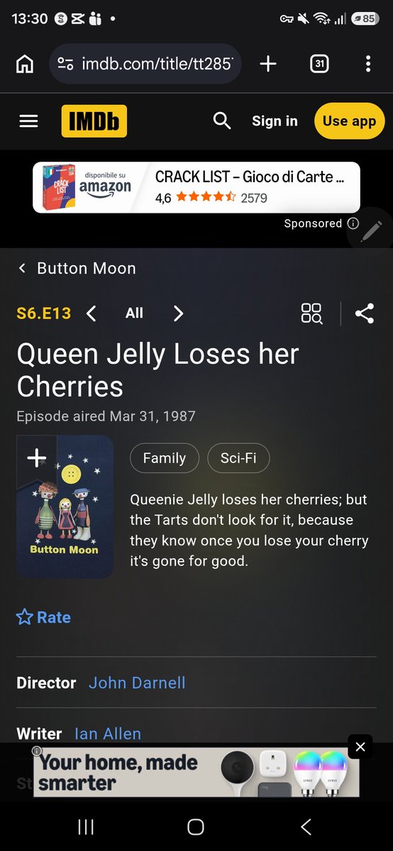 jonnybgoode82's tweet photo. Somehow don't remember this episode #ButtonMoon https://t.co/RUvrMen2vz