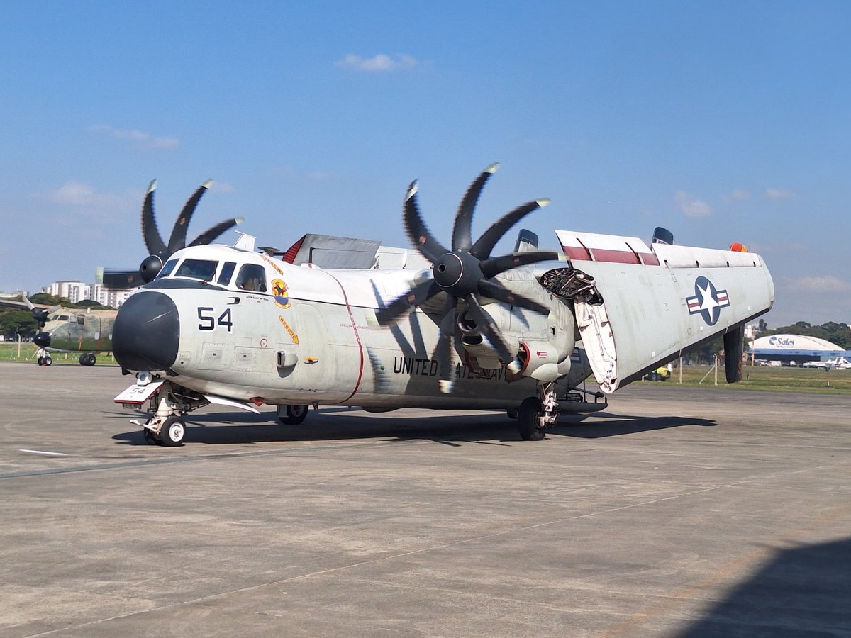 AeroTheTimes's tweet photo. C-2A Greyhound chega ao Museu Aeroespacial Paulista (MAPA) 🇧🇷🇺🇲
📍Campo de Marte - SBMT
Foto: Vitor Mazzoni
#C2A #Greyhound #VRC40 #Rawhides #USSNimitz #MAPA #USNavy #SouthernSeas https://t.co/Vdw52AI3lh