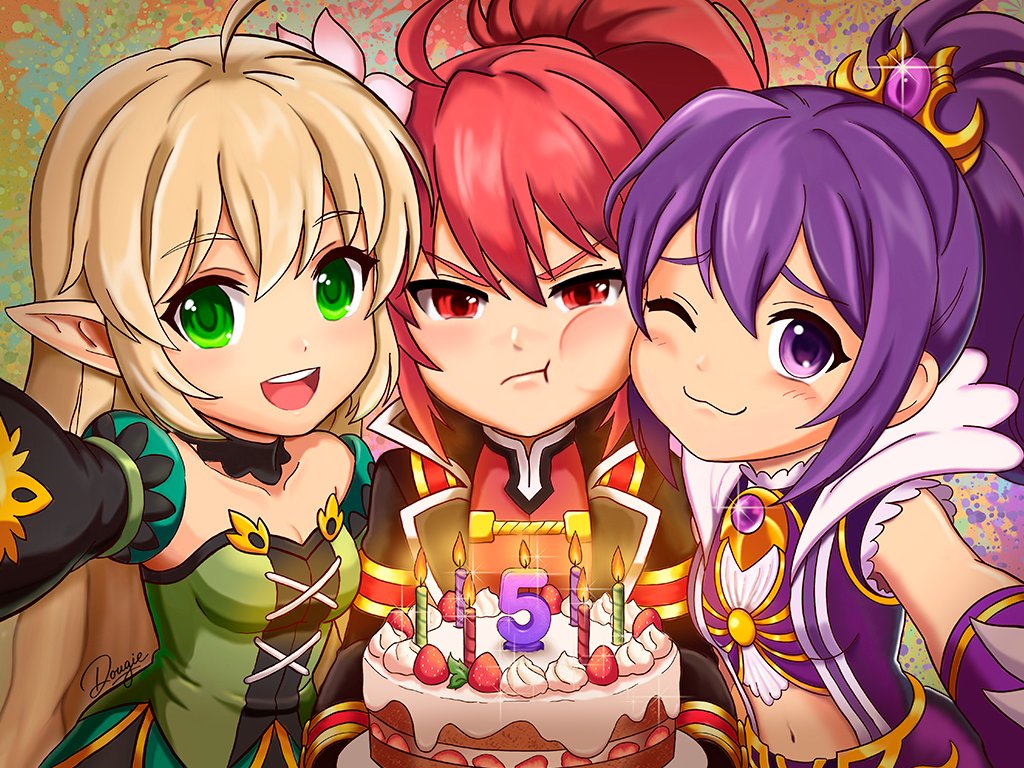 GrandChase's tweet photo. Congratulations to the winners from the 5th Anniversary Art Contest!

Featured: 도리도리 (@pao911121), PizzaGalaxy, &amp; KamiyaYona (@JskoYona).

We had so many incredible submissions, be sure to check them all out in our Discord. https://t.co/P64EuI44Fr