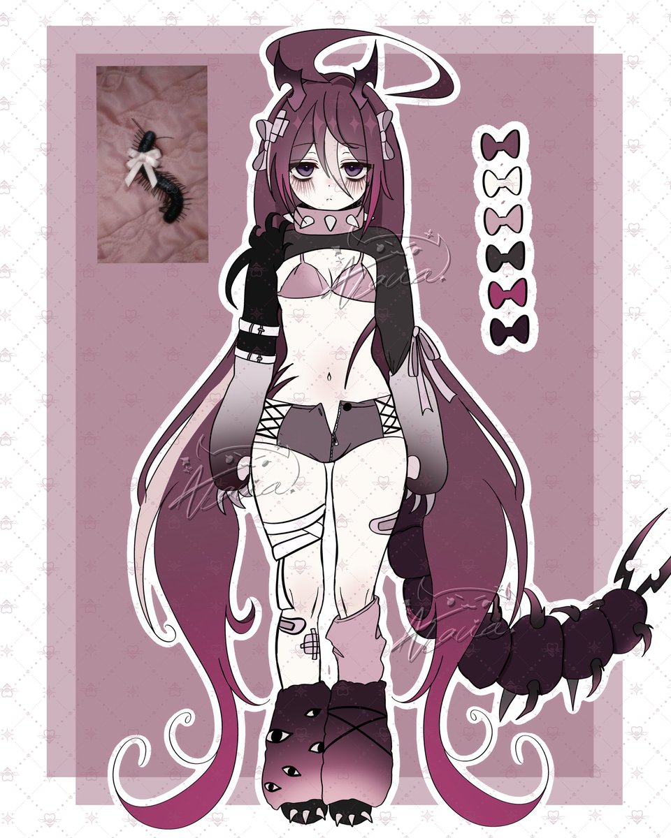 acaciadust's tweet photo. Centipede adoptable!

Sb: $25
Mb: $5
Ab: $90 with commercial use!

Base is by the lovely @moodymui0 <3 https://t.co/xJs9X9mO4O