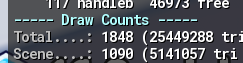 ariex6000's tweet photo. @glowul Congrats on your success, but FYI, your map is 25M triangles, and your lobby is 3M. This is incredibly unoptimized and performance-intensive for people without a strong device. Even on minimum graphics, the map is 5M. Something to consider when making future games or updates. https://t.co/HhS5iANkld