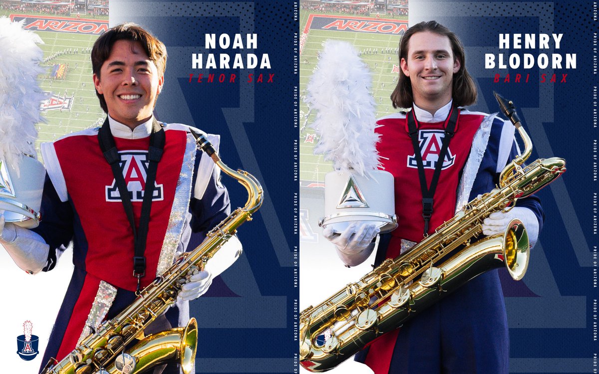 prideofarizona's tweet photo. Meet the 2026 Pride of Arizona Woodwind Section Leaders! 🎺🎶
These outstanding students earned the opportunity to lead their sections through hard work, commitment, and care, setting the standard for excellence on and off the field.
#prideofarizona #woodwinds #studentstaff https://t.co/FzJXsd9nFc
