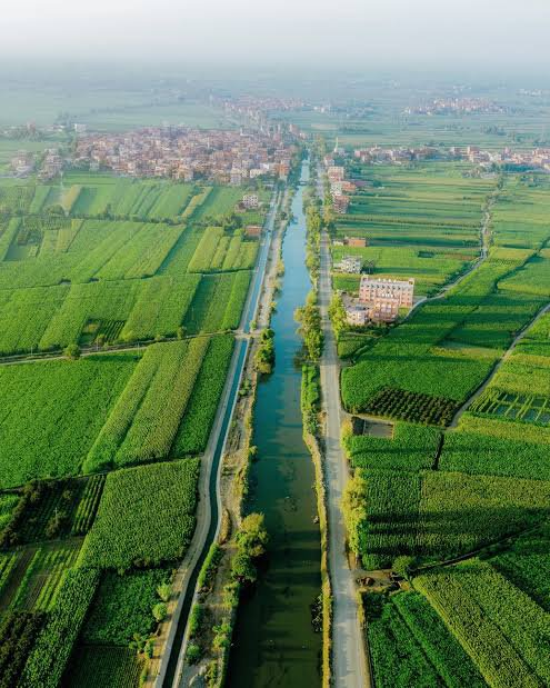 karema_ibrahim's tweet photo. An aerial view of Egyptian villages 
This is #Egypt_Through_the_Eyes_of_Its_Lovers
#Egypt🇪🇬 https://t.co/TvafVGmdFK