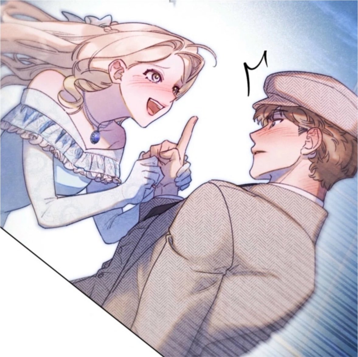 AntoniaVonN's tweet photo. Theo: I’m not jealous. 

Him literally every single time Vanessa interacts with another man other than him: https://t.co/zM7U4vDVic