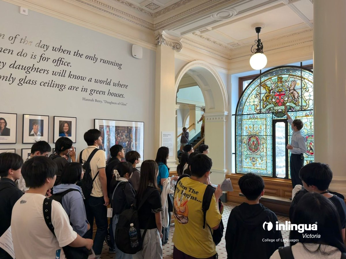 inlinguaVic's tweet photo. Our students had the opportunity to visit the BC Parliament Building in #VictoriaBC where they explored how British Columbia's government works. It was a great day of learning!
#BCParliament #FieldTrip #StudentLearning #Education #ExploreBC #inlinguavictoria #BritishColumbia https://t.co/AO9tVClMdQ