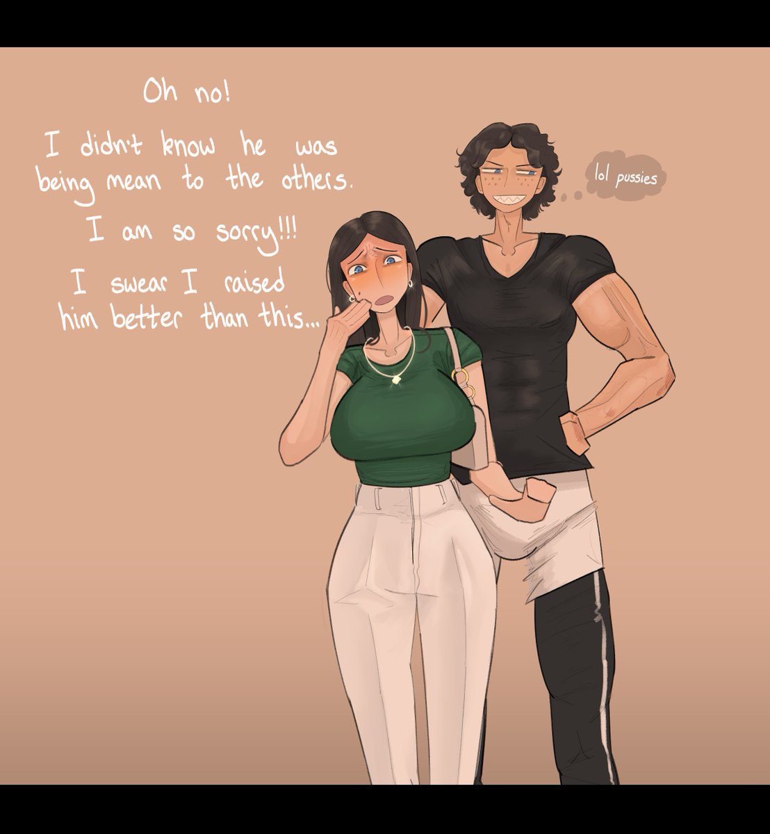 fm001_draws's tweet photo. "I swear I raised him better than this!" https://t.co/x7qu2XYGCx