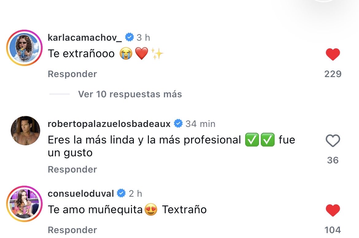 dondeestaeli1's tweet photo. Los comentarios de Karla, Palazuelos y Consuelo 😭🤍

#ElaineHaro https://t.co/ysYShgcAFt