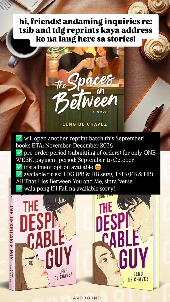 lengwrites's tweet photo. para po sa mga nag-i-inquire ng next batch of books 😊 https://t.co/eGf98fGZDH