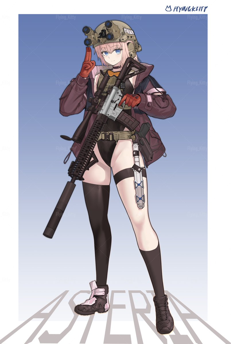 Flying_Kitty123's tweet photo. [ST-AR15] 水际作战的阿斯缇亚 #GirlsFrontline2Exilium #gfl2exilium #ASTERIA https://t.co/uISKNdep4o