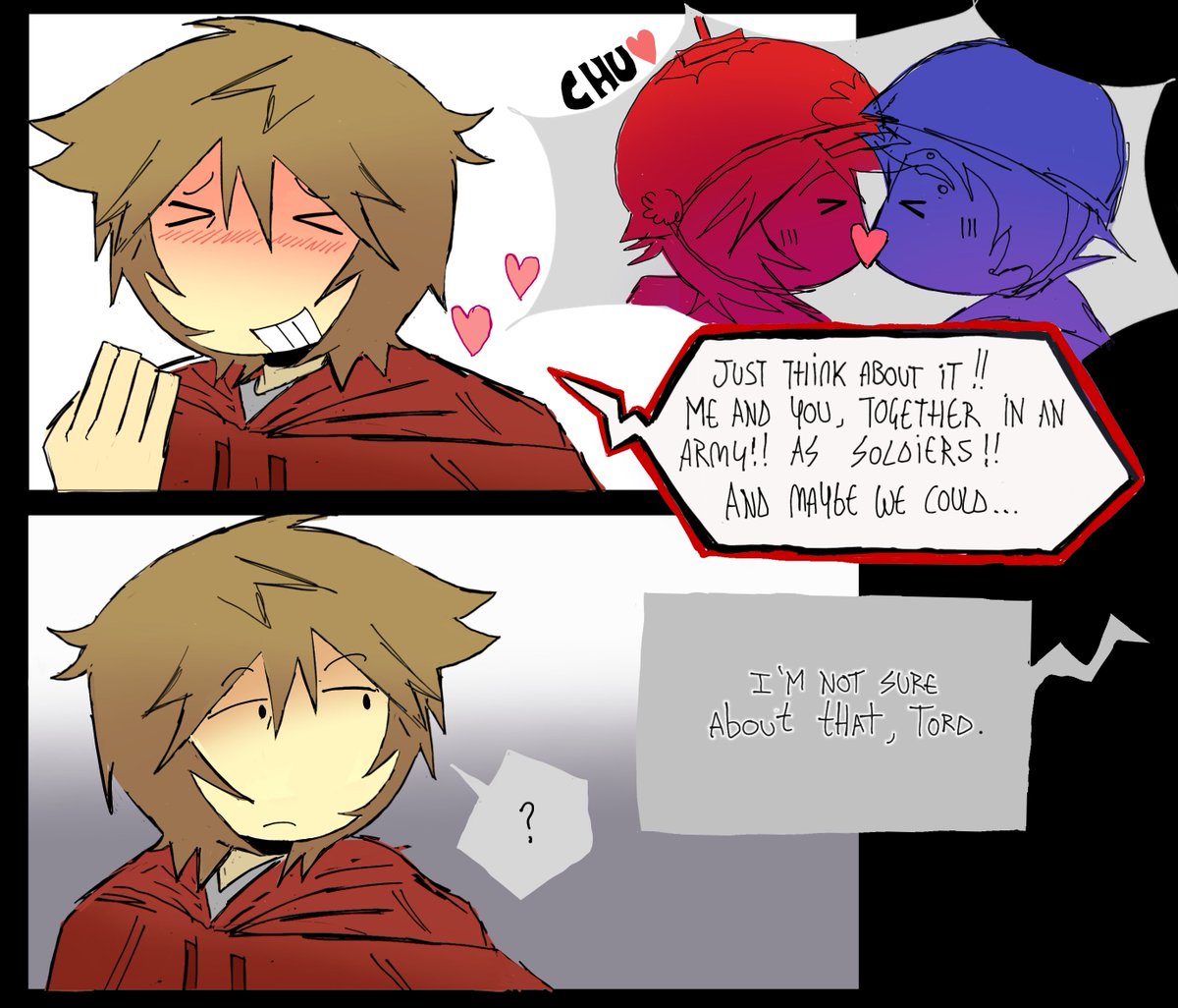 sawrunneer's tweet photo. have this little tomtord comic https://t.co/zc6veVUpTY