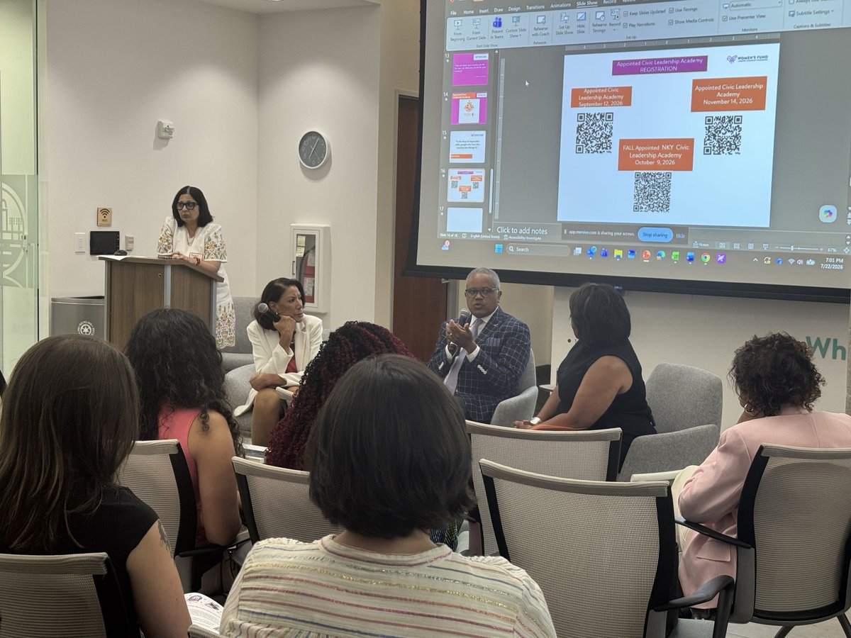EdMathis_Cre's tweet photo. Grateful to attend my first Women’s Fund of Greater Cincinnati Appointed Leadership in Motion Summer Mixer. Thank you for the warm welcome and an evening of meaningful conversations with outstanding community leaders. https://t.co/zGpNAonQLz