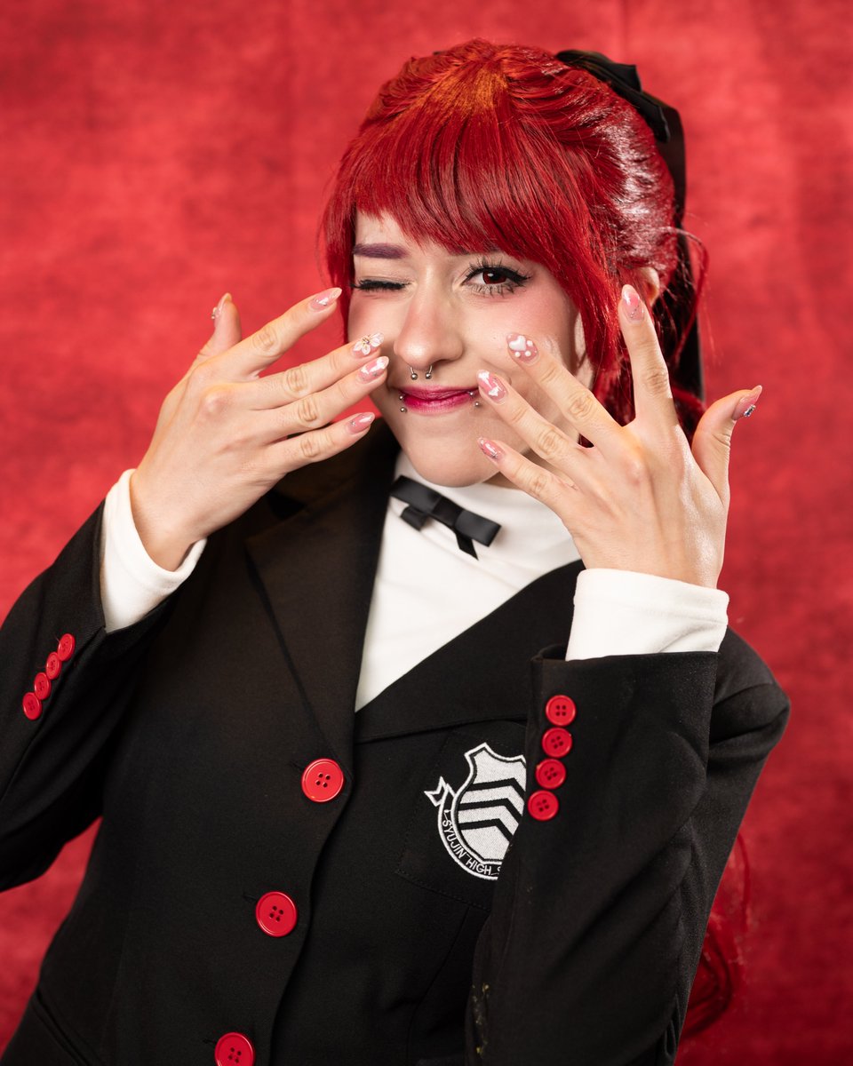 nya_nad's tweet photo. Kasumi Yoshizawa 🌹❤️ 

Or wait — Sumire!! 🤭

📸 by sonnesop on IG
#Persona5Royal #P5R https://t.co/PeCz9GNmyj