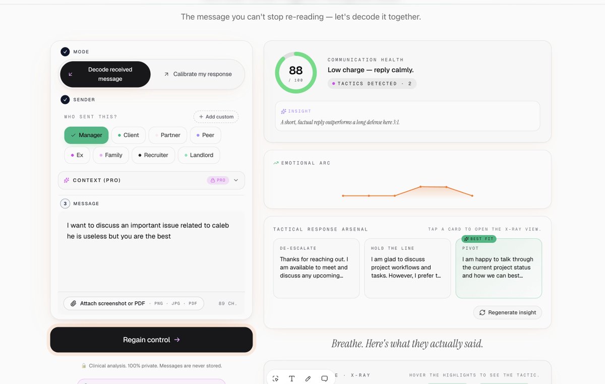 parseintent's tweet photo. Parseintent allows you to truly understand what every words mean , not only that , it gives you tools so that you can reply with confidence .
join now and get 15days free trial , on us. 
https://t.co/4FmPrGnELq 
also , we are on @ProductHunt https://t.co/P1XHENOiUA