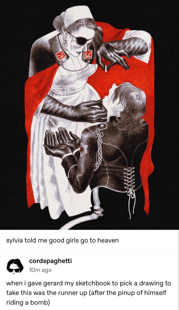 gorebugs's tweet photo. the Concept of gee almost picking sylvia Feeding them pills out of humbugs sketchbook. and then choosing a Pinup of themself. IK WHAT U AREEE https://t.co/WvgMtoMcOj