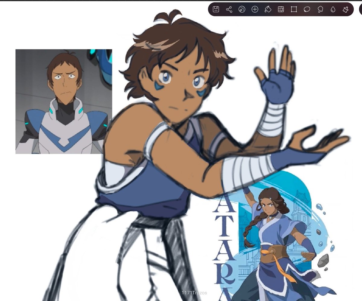 Shungrass_'s tweet photo. In April, I watched Avatar for the first time, and at the same time, I rewatched VLD, so now Lance is a waterbender 🌊🏃🏻 
#vld #Voltron https://t.co/fCmJKb49pK