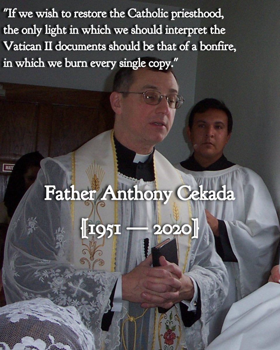 maccabeanpapist's tweet photo. #catholic #franthonycekada #sedevacantism #vaticanii #sedevacante1958 https://t.co/4Ldo1XQAfM