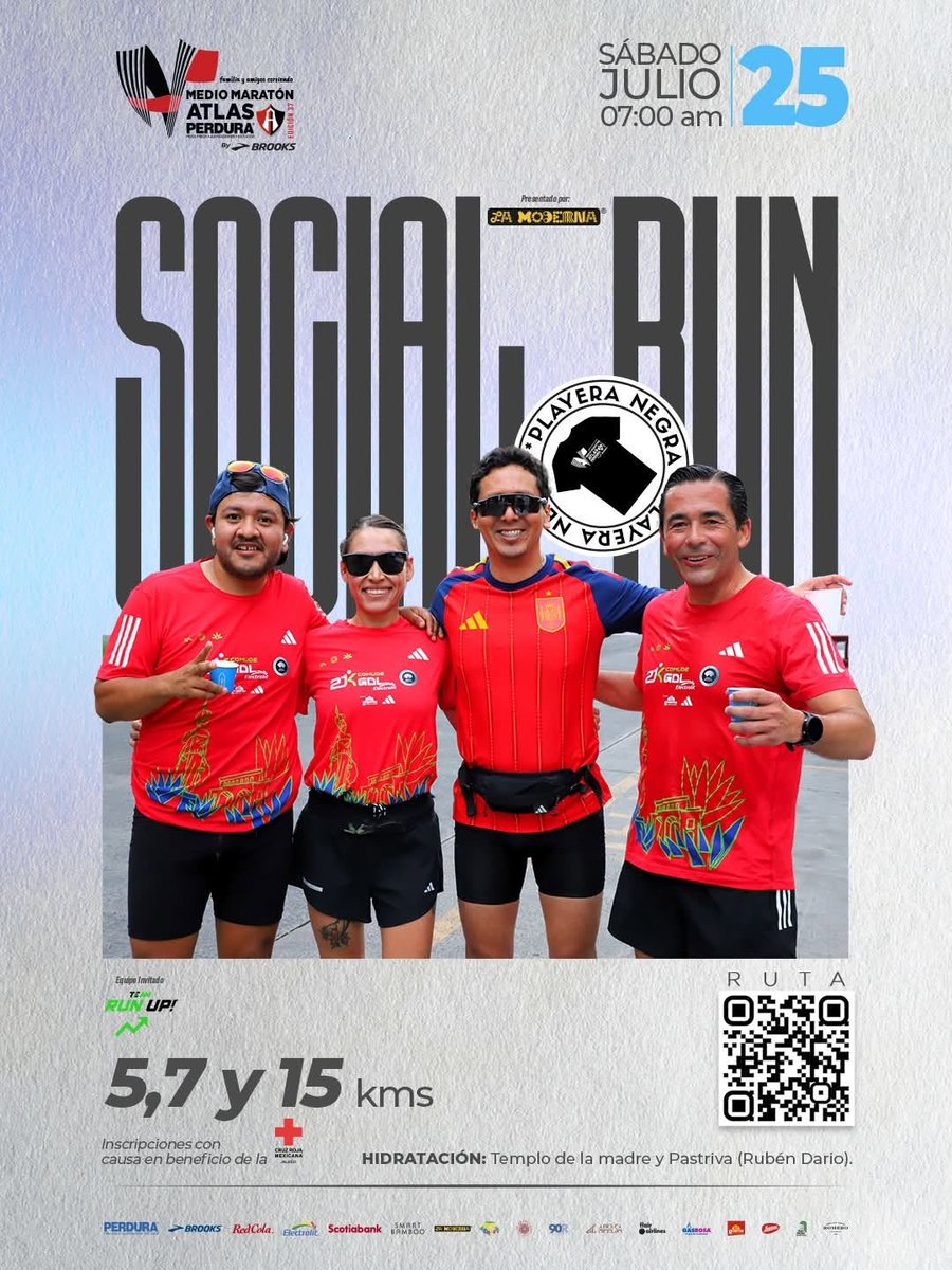 mgdsofia's tweet photo. Este sábado #socialrunning previo al #MedioMaratónAtlas #gdl #jalisco 
- 6:40am es la cita
- 7:00am empieza el entrenamiento
- sorpresas de patrocinadores 

#rungdl #jaliscoesmexico https://t.co/h81NnmwAl0