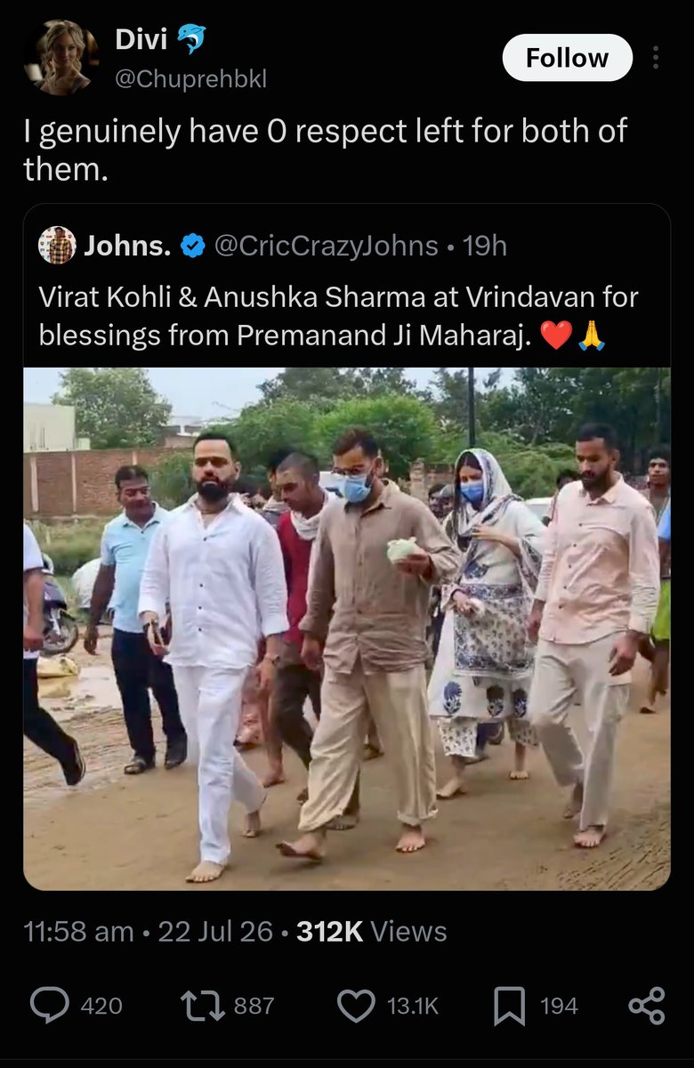 piyu_q7m's tweet photo. India is a strange place. Every religion practicing their faith is called freedom, but Hindus practicing theirs is suddenly an issue. The selective hatred in this country is wild https://t.co/DBRU5ikG4r