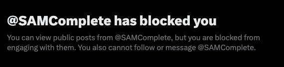 FuruBustersInc's tweet photo. LMAO.  #SAM #SAMCOMPLETE #AI #FURU #BULLSHIT https://t.co/dyvcVA4qGC
