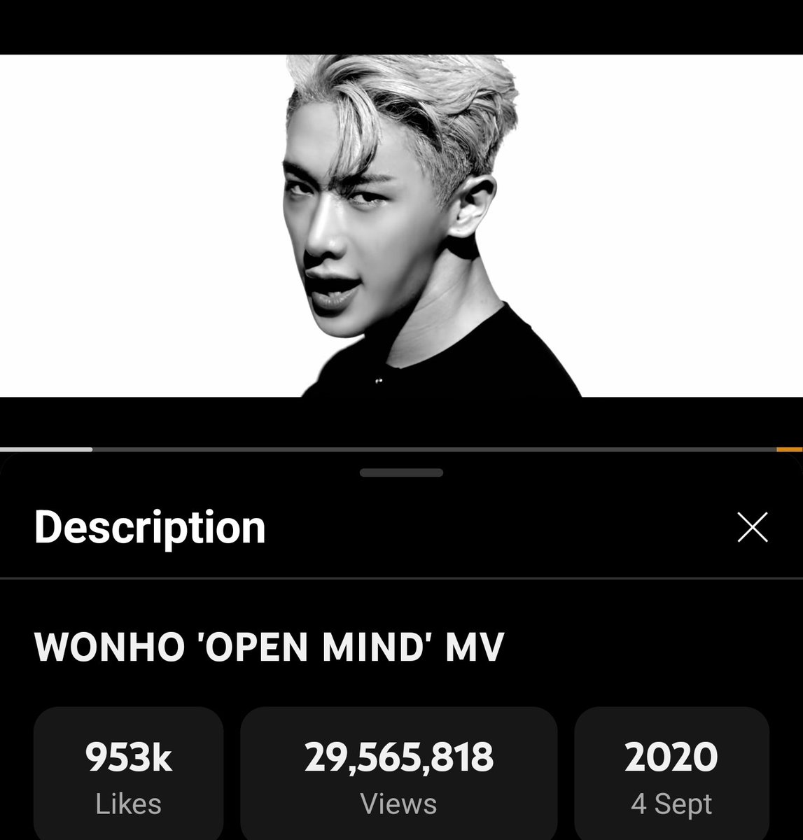 ForeverUrWenee's tweet photo. Open Mind is close to 30M 
Let's reach this milestone too 🙏

#원호 #WONHO @official__wonho

https://t.co/pdxu1zXttG https://t.co/k5v7rXPawq