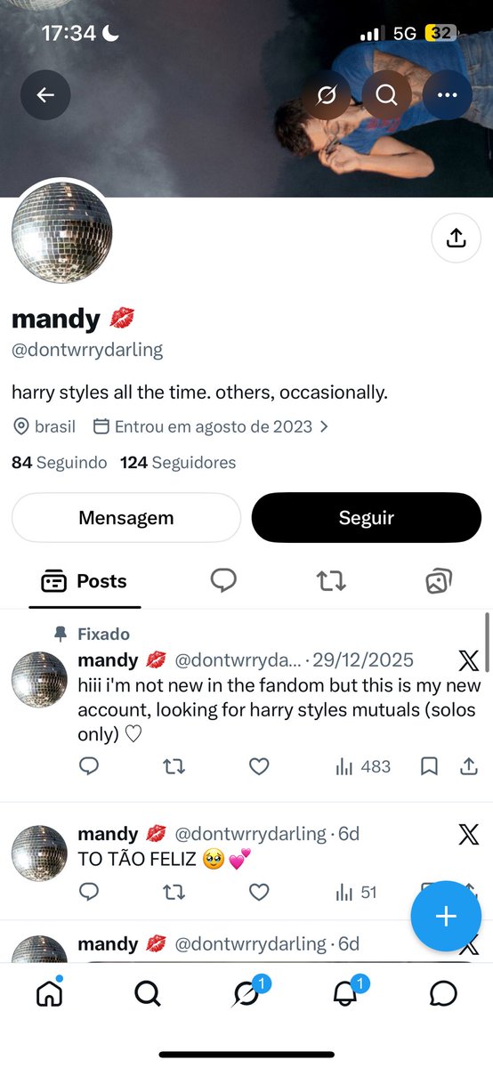 summerblazes's tweet photo. mandy você é fã só do louis sim! a conta ativa em nome do harry com fixado buscando por fãs solo dele deve ser alucinação minha… novamente: tudo bem ser fã de quem você quiser, mas pra que mentir desse jeito? e ainda quis pagar de vítima quando a gente apontou o óbvio… https://t.co/XcuzJiEtUP