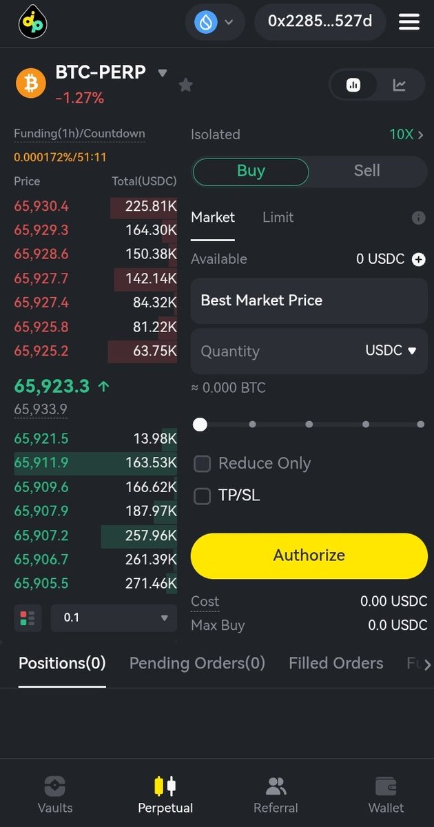 Crix_sol's tweet photo. The interface is refreshingly clean and fast solely made for people who actually trade, not just developers. 

 I’ve also been playing with @DipcoinLabs Vaults recently. 

Instead of constantly watching charts, you can put some capital into on-chain strategies and let it work in the background. 
Super handy when life gets busy.