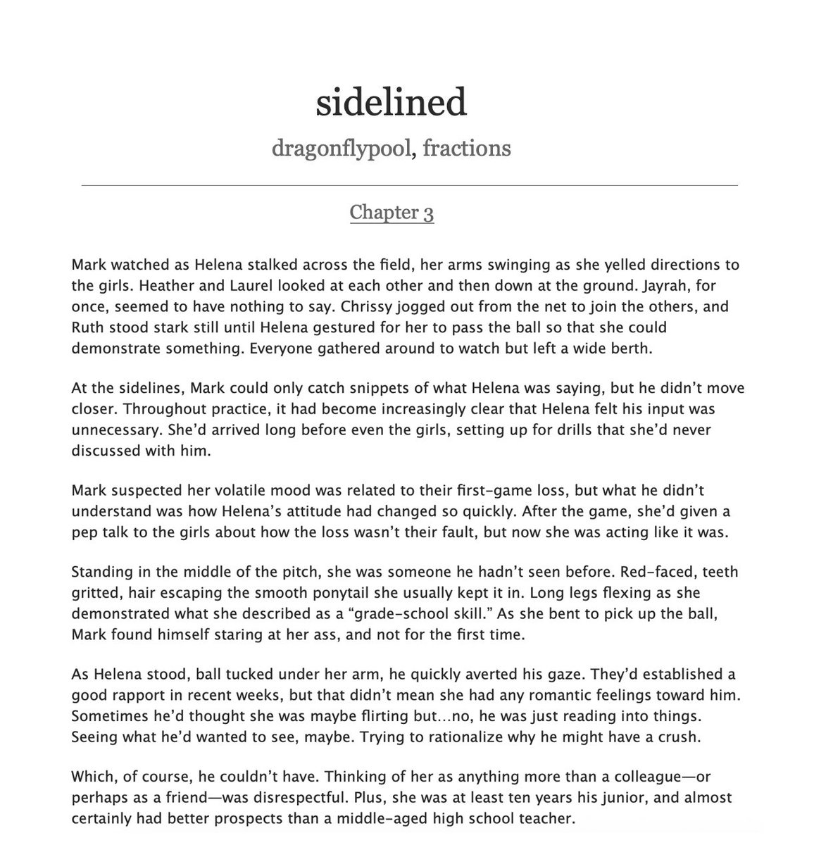 FractionsWrites's tweet photo. Sidelined, Chapter 3 ⚽️ Your favorite coaches are back in a supersized chapter to make up for their absence. So much happens, I'm not even sure how to give you a sentence summary. But hey, the fic earns its rating!

https://t.co/dS7PfAZZdd https://t.co/Piv3PiZI7F