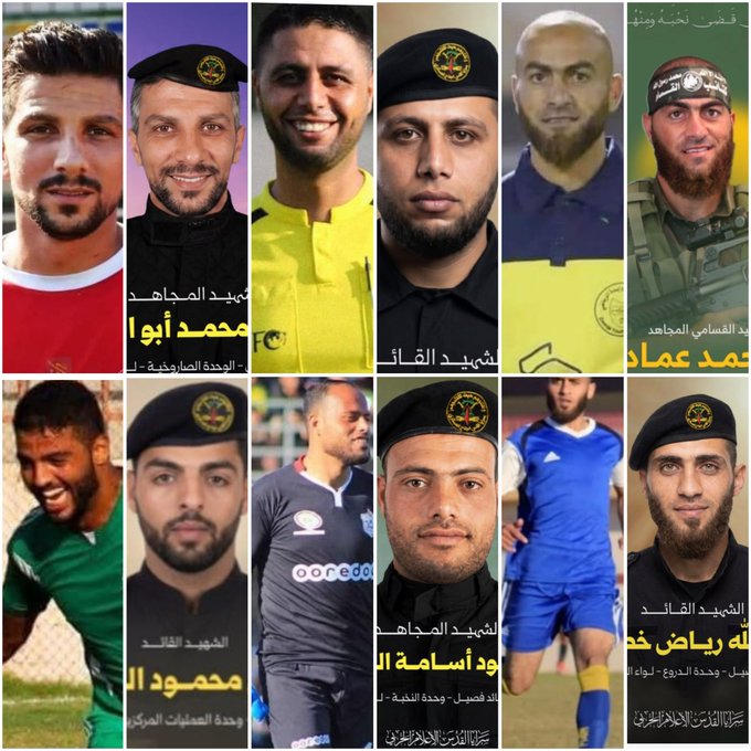 DanTheZionist's tweet photo. Meet the Palestinian Hamas Soccer Team!

The IDF has revealed that 12 Gazan soccer players killed in strikes were members of Hamas or Islamic Jihad. https://t.co/W2FBalYOsM