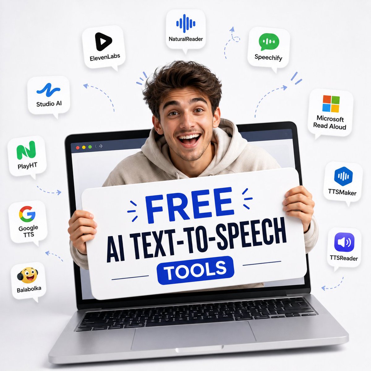 graphicdesignju's tweet photo. The 10 Best Free AI Text-to-Speech Tools of 2026. Compare realistic AI voices, free plans, and top features in one guide.
๐ https://t.co/e9l5yx0BXv
#AI #TextToSpeech #AITools #VoiceAI #ContentCreation #voicegenerator #Voiceover https://t.co/4tlHQeR7O6