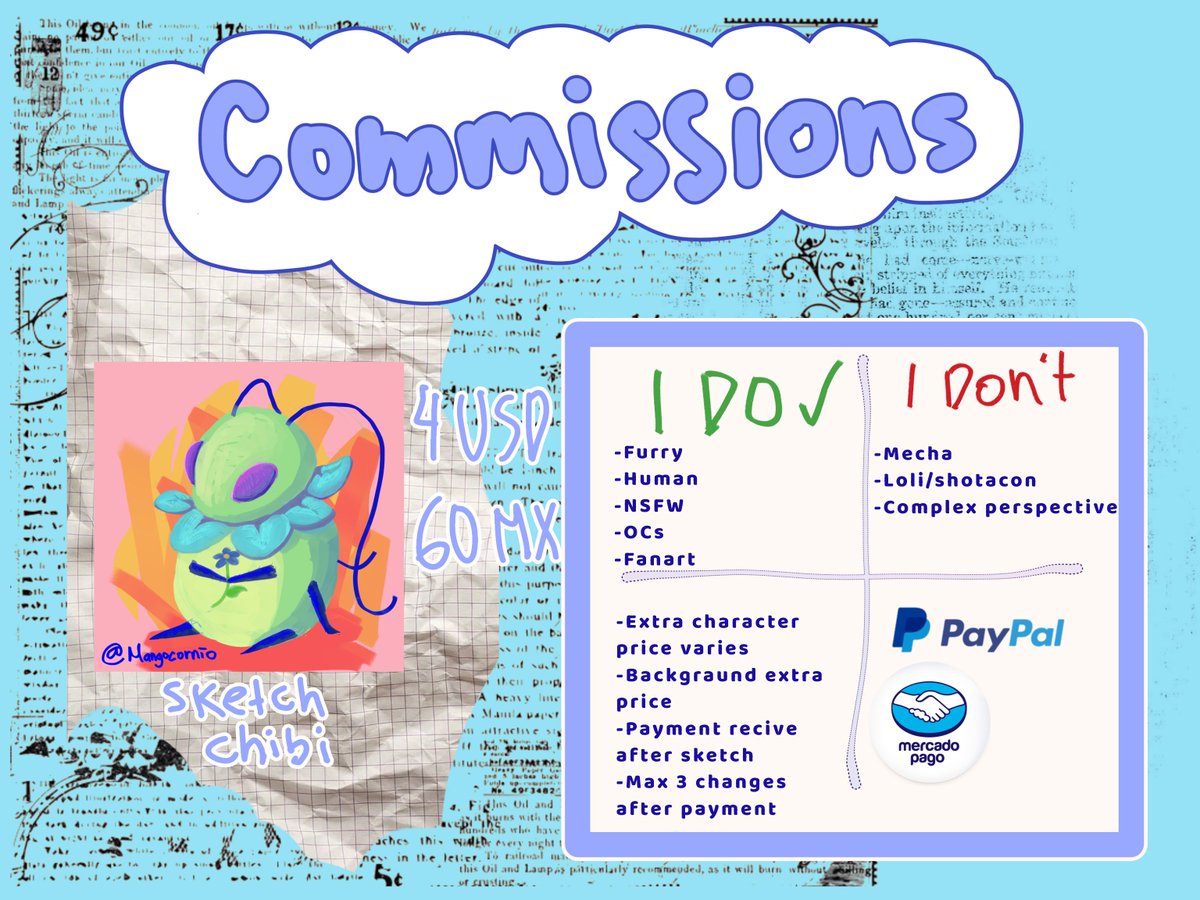 MangoWadango's tweet photo. I hope this don't flop to much 💔

#commissionopens #Commission https://t.co/Wq5VrzWaG2