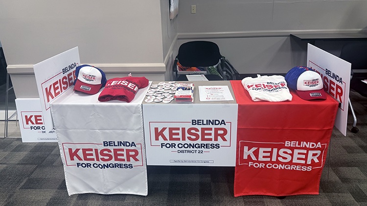 BelindaKeiser's tweet photo. Thank you to the Ave Maria Civic Association for hosting last night’s congressional debate and to everyone who came out to hear the candidates speak directly.

I was proud to share my vision for Florida’s 22nd Congressional District and to make the case that I am the strongest candidate to fight for our community in Congress and to advance President Trump’s America First agenda.

Join our campaign at https://t.co/iNyyeiILe9.

#FL22