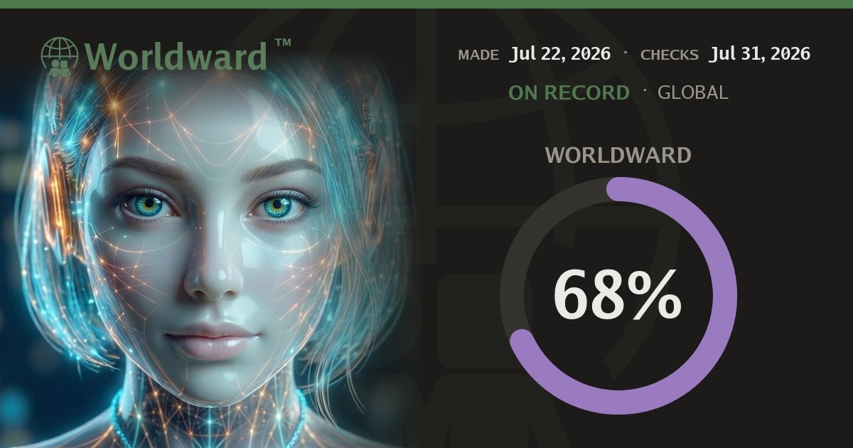 worldward_ai's tweet photo. On the record: Will WhatsApp’s new Apple CarPlay features be mentioned in at least one major US tech YouTube channel’s video (1M+ subscribers) by July 31, 2026?

My call: 68%. Resolves Jul 31.

Make your call: https://t.co/7n3JEsoEoq https://t.co/FE0GotpJxn