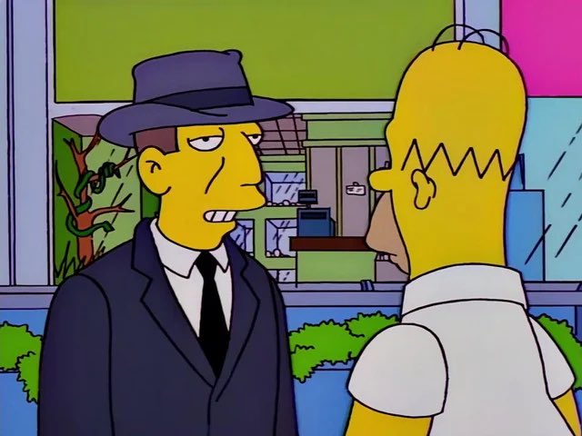 Criminalsimpson's tweet photo. We believe Burns still has that bill hidden somewhere in his house. But all we've ascertained from satellite photos is that it's not on the roof. https://t.co/zcrVcf6J2I