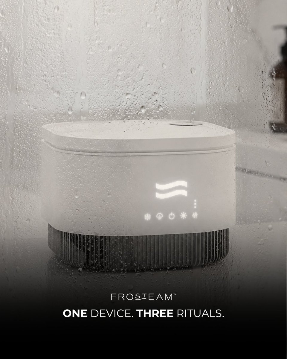 Thefrosteam's tweet photo. Heat opens. Cold seals. Aromatherapy resets.
Skip a step, you only get half the result.
That's the mechanism behind Frosteam Harmony.
#frosteam #contrasttherapy https://t.co/c7vSwZ6ZQO