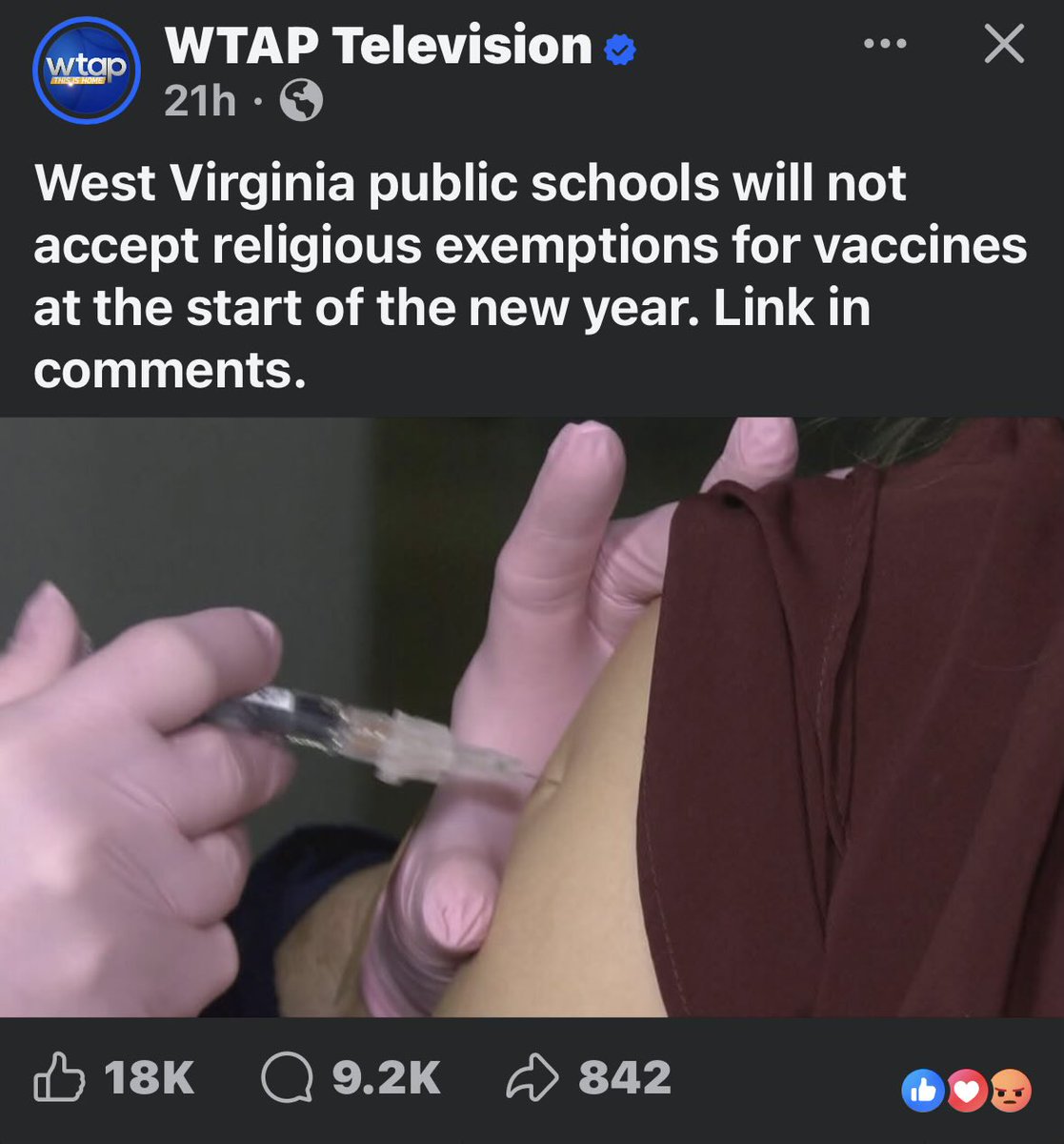 D5swoosh's tweet photo. What’s up with this?? Why mandate a vaccine that’s been proven not only ineffective and that causes
irreversible harm? 
@wvgovernor @SecKennedy https://t.co/BYN5pFzQNt