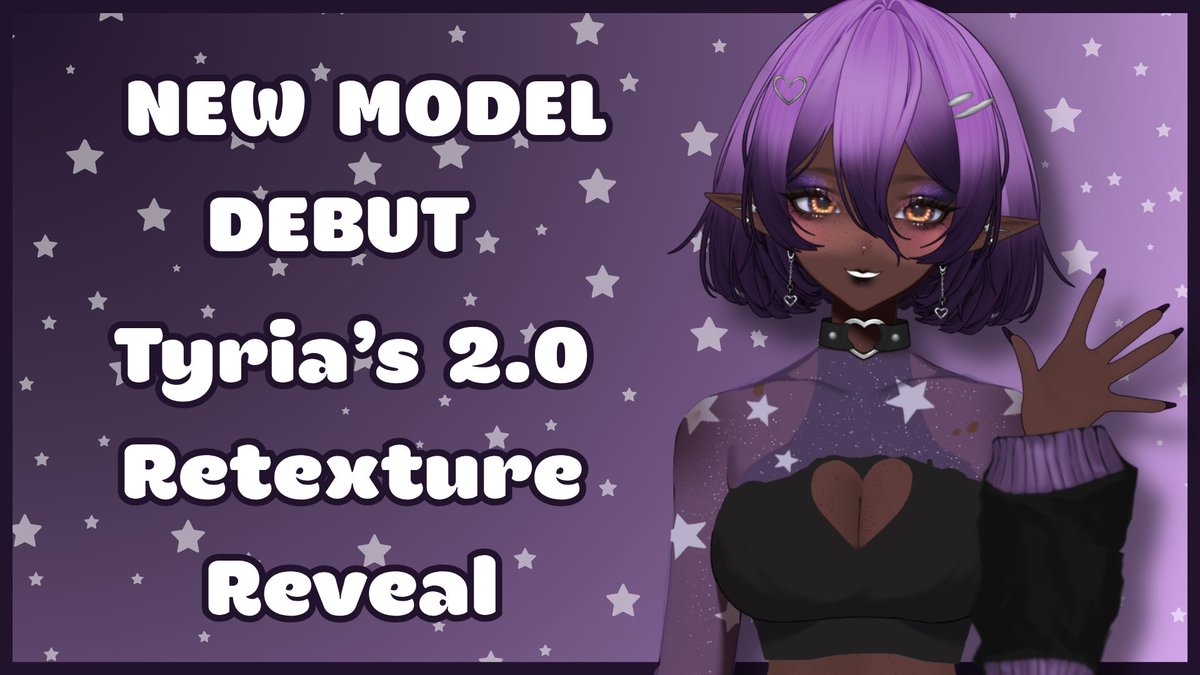TyriaTTV's tweet photo. ✨🌌 IT’S DEBUT DAY!

I'm live, and my retextured VTuber model is finally ready to make its official debut! 💜

Come celebrate with me as we reveal the new look, hang out in the Astralis Café, and kick off an exciting new chapter together.

I can’t wait to share this moment with you all! ☕✨