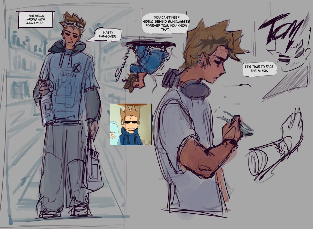 space_c4ddy's tweet photo. Tom with frosted tips is canon to my heart//cafe doodles lol
#tomew #eddsworld https://t.co/3PMqFMP5uu
