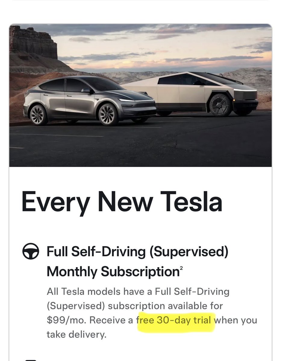Wick_TX's tweet photo. @Tesla Because it’s free. https://t.co/MtLyLD2JQK