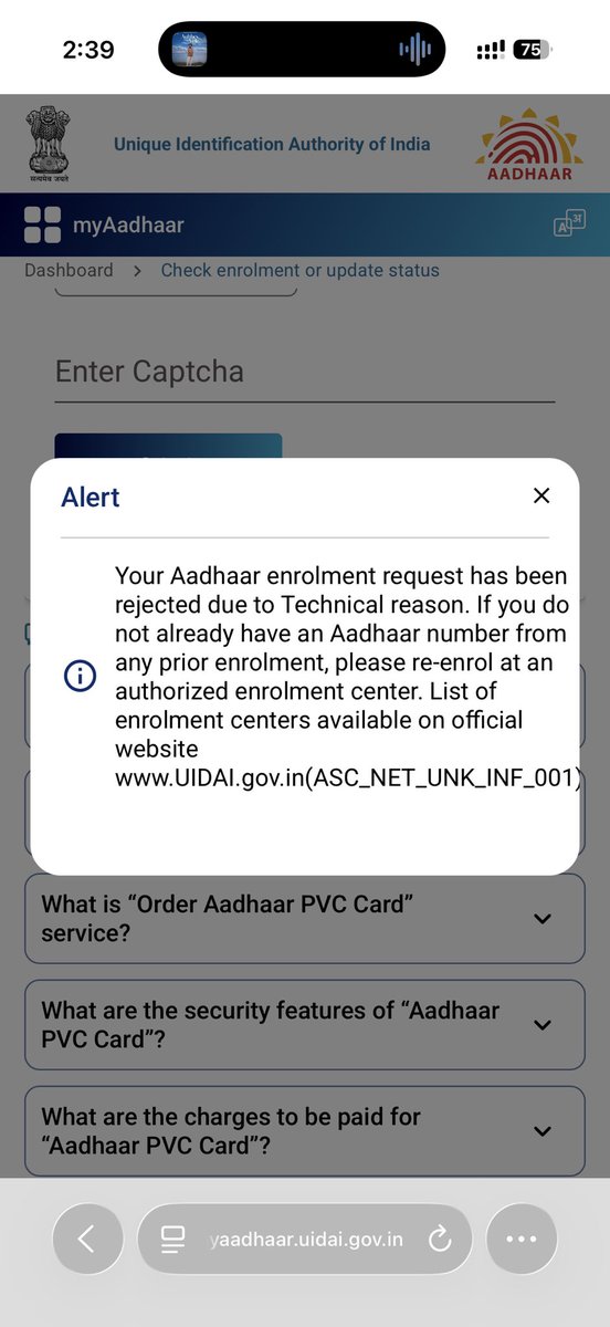 Faisalrazi69's tweet photo. @UIDAI where do i pay bribe let me know in clear words with your rate to solve my issue i have raising issue everytime you say issue resolved but in system you shows failed
What is true
SID- S20643405540002026070115554801 https://t.co/yhAxpQ75b8