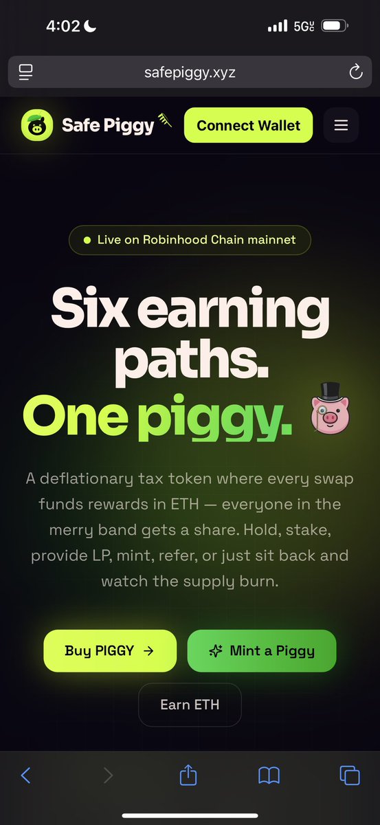 Safe_Piggy's tweet photo. @Shilllin Help push $PIGGY sir! No vc, real piggies trying to make it https://t.co/rornH5KLDR