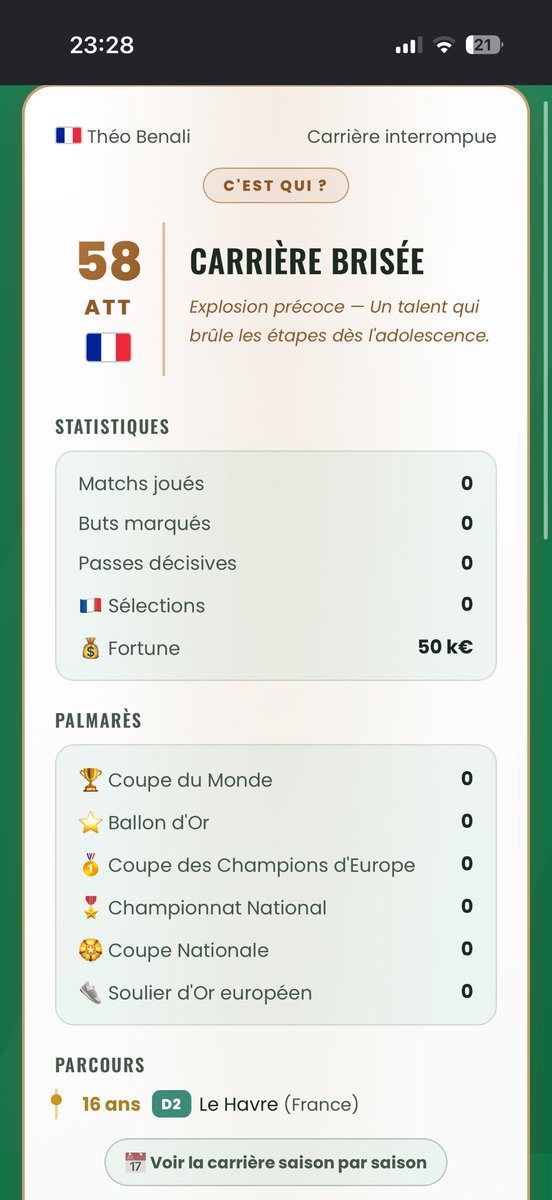 JL_Foxyy's tweet photo. J’ai lancer une game de Destiny eleven peut être c’est une éponge mon joueur ??? https://t.co/2WHOpWaz3t