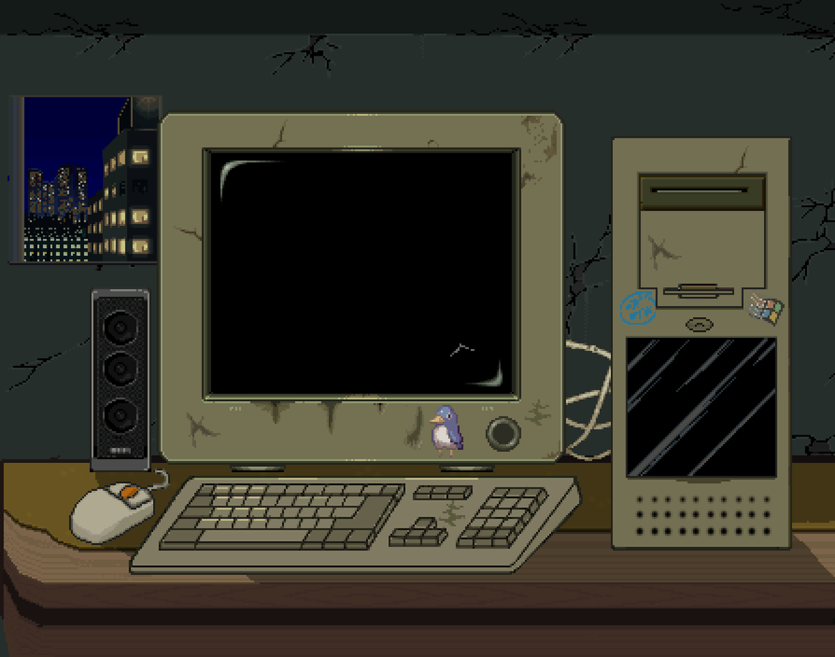 Ramen__Pixel's tweet photo. A computer. It's probably older and more worn up than the one you're using. But it's a computer. #computer #pixelart 🖥️ https://t.co/7k01YwpUNT